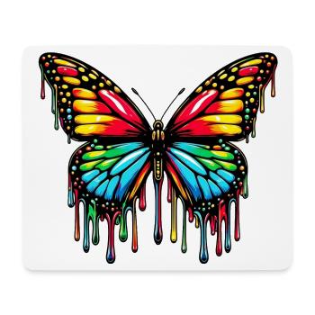 Butterfly - Mouse Pad (horizontal) - white - Front