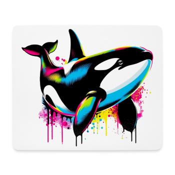 Killer whale - Mouse Pad (horizontal) - white - Front