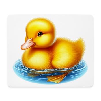 Caneton Canard Canard Canard - Tapis de souris (format paysage) - blanc - Devant