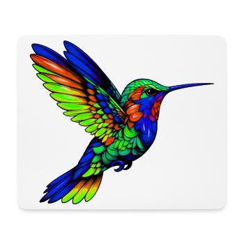 Kolibri - Mousepad (Querformat) - Weiß - Vorne