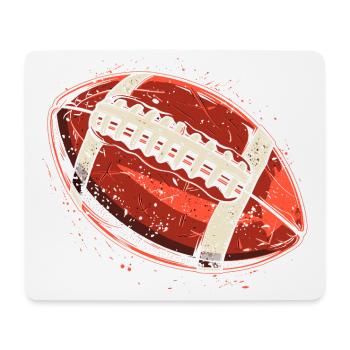 Football Ball Graphic - Mouse Pad (horizontal) - white - Front
