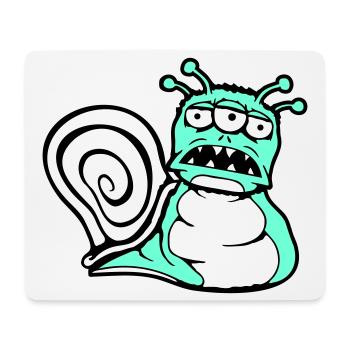 snail alien monster Halloween extraterrestrial - Mouse Pad (horizontal) - white - Front