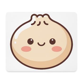 Cute Dumpling Kawaii Food Lover - Mouse Pad (horizontal) - white - Front
