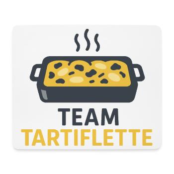 Team Tartiflette - Mousepad (Querformat) - Weiß - Vorne