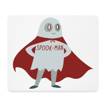 Spook Man Ghost Cape - Mouse Pad (horizontal) - white - Front