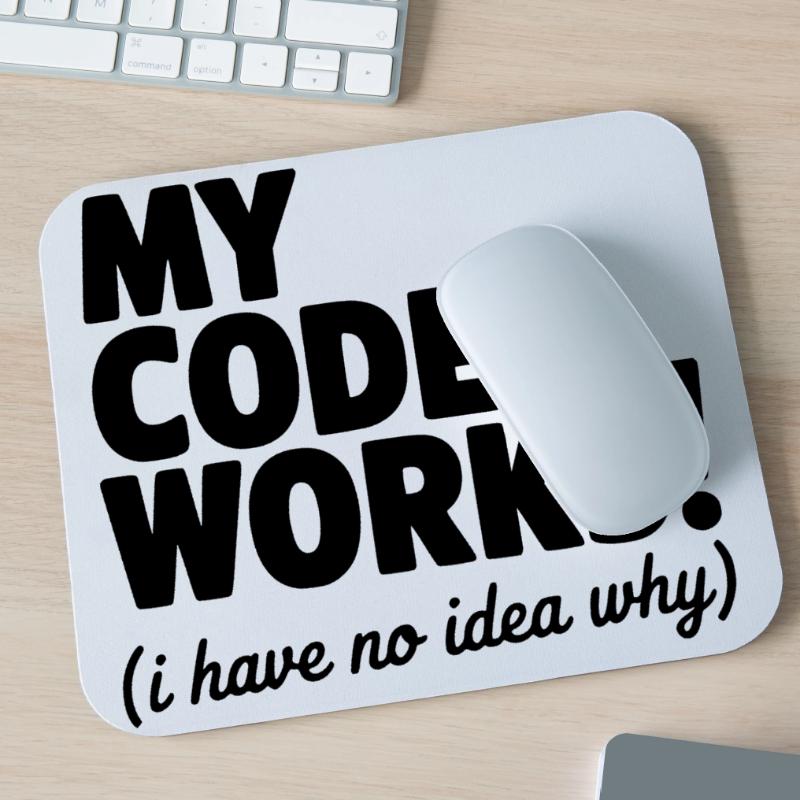 My Code Works! (I Have No Idea Why) Mouse Pad (horizontal)