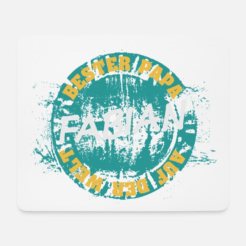 Geschenk für Fabian - Mousepad (Querformat) - Weiß