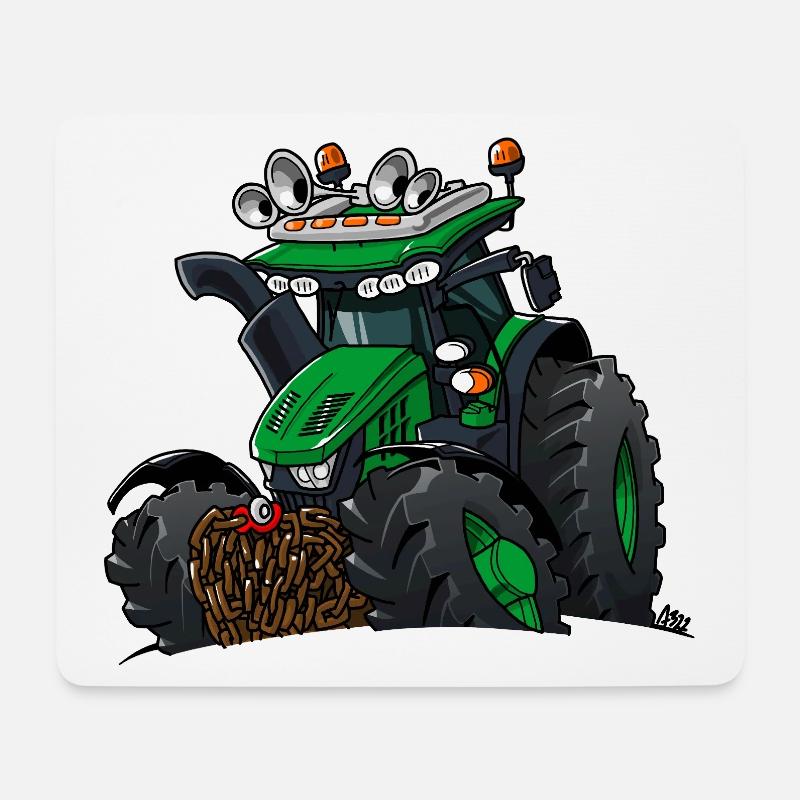 1095_GroeneTrekker - Mouse Pad (horizontal) - white