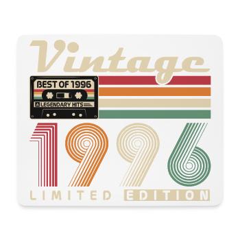 Original 1996 Vintage Vintage Birthday Retro - Mouse Pad (horizontal) - white - Front