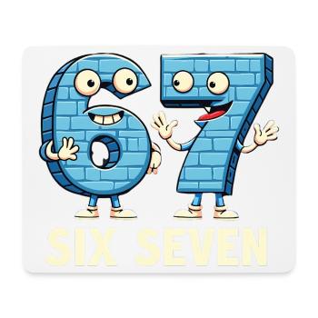 US Flag 67 Memes Six Seven - Mouse Pad (horizontal) - white - Front