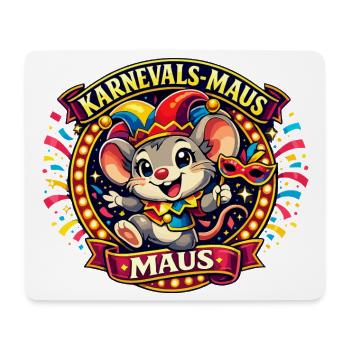 Souris de Carnaval - Drôle de costume de carnaval Sweet - Tapis de souris (format paysage) - blanc - Devant