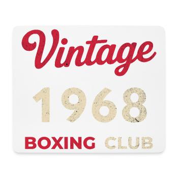 Vintage 1968 – Boxing Club Retro Geburtsjahr - Mousepad (Querformat) - Weiß - Vorne