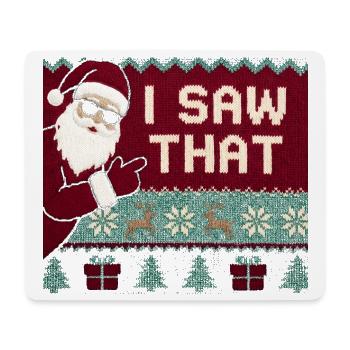 Ich habe diesen lustigen Weihnachtsmann im hässlic - Mousepad (Querformat) - Weiß - Vorne