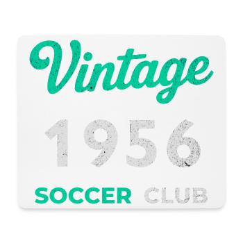 Vintage 1956 – Soccer Club Retro Birth Year - Mouse Pad (horizontal) - white - Front