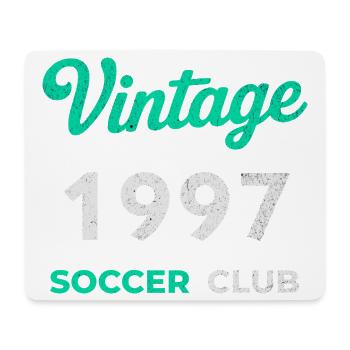 Vintage 1997 – Soccer Club Retro Birth Year - Mouse Pad (horizontal) - white - Front