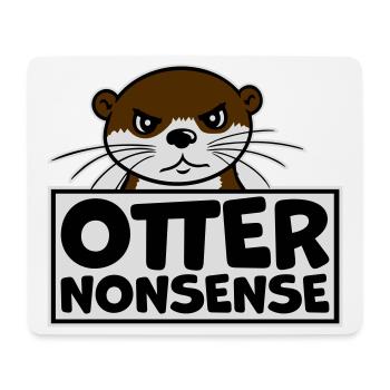 Otter Nonsense Lustig Wortspiel Otter Liebe Spruch - Mousepad (Querformat) - Weiß - Vorne