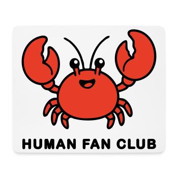 AI Human Fan Club - Mouse Pad (horizontal) - white - Front