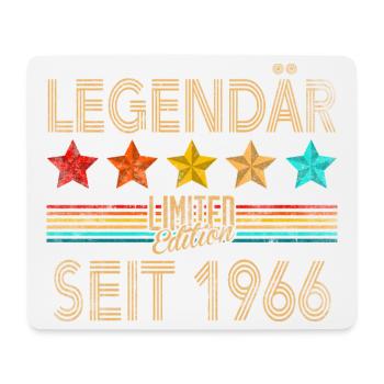 60th Birthday Man Woman 60 Years 1966 Decoration Funny - Mouse Pad (horizontal) - white - Front