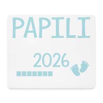 Papili en 2026 Cadeau Futur papy  - Tapis de souris (format paysage) - blanc - Devant