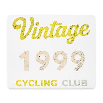 Vintage 1999 – Cycling Club Retro Geburtsjahr - Mousepad (Querformat) - Weiß - Vorne