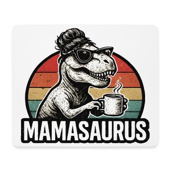 Mamasaurus Mama Mutter Geschenkidee Humor Lustig - Mousepad (Querformat) - Weiß - Vorne