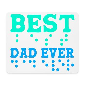 Blind Blindenschrift Braille - Mouse Pad (horizontal) - white - Front