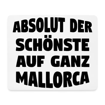 Der schönste auf Mallorca - Mousepad (Querformat) - Weiß - Vorne