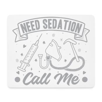Anesthesiologist Need Sedation Anesthesia - Mousepad (Querformat) - Weiß - Vorne