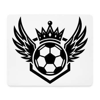 Football Coat of Arms Wings - Mouse Pad (horizontal) - white - Front