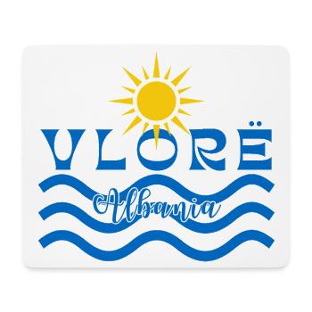 VLORË Albanien Sonnenwellen - Mousepad (Querformat) - Weiß - Vorne