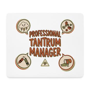 Gestionnaire professionnel de crise - Tapis de souris (format paysage) - blanc - Devant