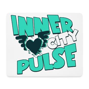 Inner City Pulse - Culture de la rue Design graphique - Tapis de souris (format paysage) - blanc - Devant