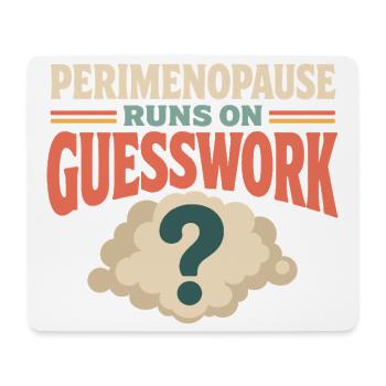 Perimenopause Brain Fog Menopause Midlife Gift - Mouse Pad (horizontal) - white - Front