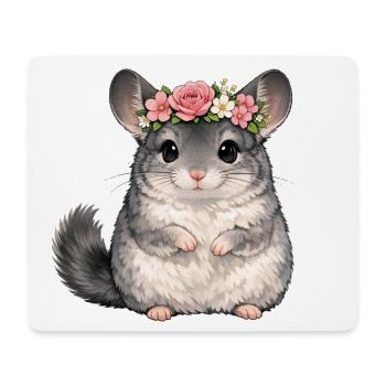 Chinchilla - Mouse Pad (horizontal) - white - Front