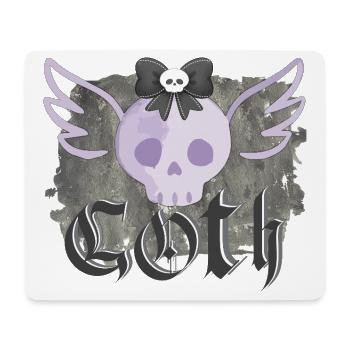 Goth - Mousepad (Querformat) - Weiß - Vorne