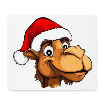 Kamele Christmas - Mousepad (Querformat) - Weiß - Vorne