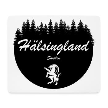 Hälsingland Schweden Aufkleber Urlaub Bock - Mousepad (Querformat) - Weiß - Vorne