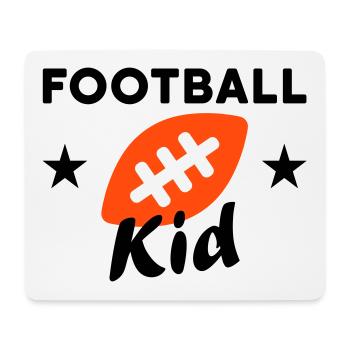 Enfant de football (stars, football) - Tapis de souris (format paysage) - blanc - Devant
