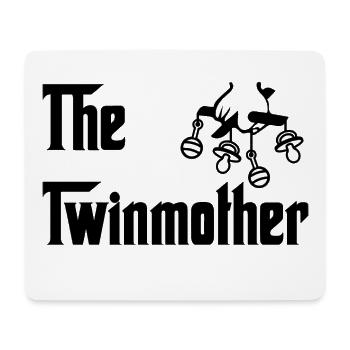 The Twinmother Mama Zwillinge - Mousepad (Querformat) - Weiß - Vorne