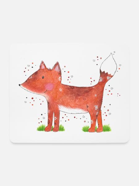 Fuchs Fox - Mouse Pad (horizontal) - white