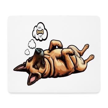 Malinois Belgian Shepherd Malinois Owner - Mouse Pad (horizontal) - white - Front