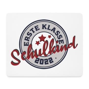 Kinder Schulkind 2022 Erste Klasse Einschulung - Mousepad (Querformat) - Weiß - Vorne