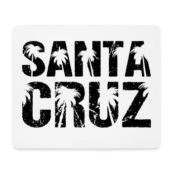 Santa Cruz Palm Surfeur - Tapis de souris (format paysage) - blanc - Devant