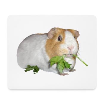 Meerschweinchen Rossi 2 - Mousepad (Querformat) - Weiß - Vorne