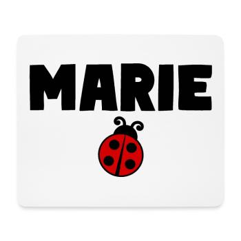 MARIE Marienkäfer - Mousepad (Querformat) - Weiß - Vorne
