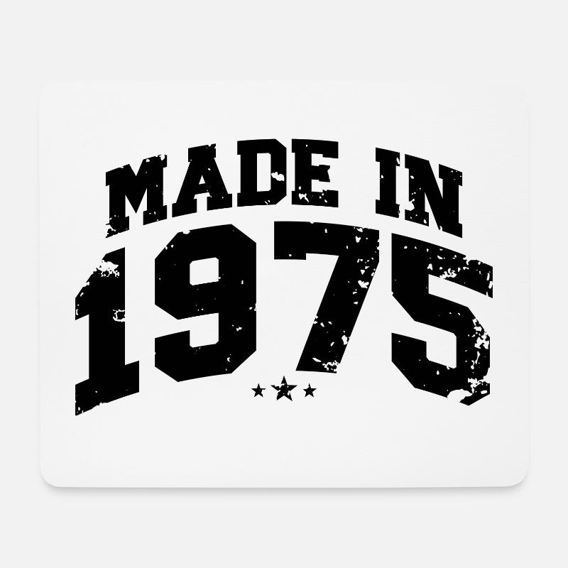 1975 Jahrgang geboren Legenden Geburtstag Geschenk - Mousepad (Querformat) - Weiß