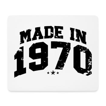 1970 ' s Vintage Born Legends Cadeau d’anniversaire - Tapis de souris (format paysage) - blanc - Devant