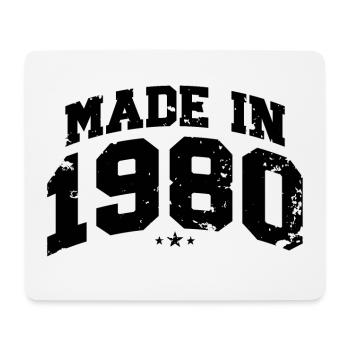 1980 ' s Vintage Born Legends cadeau d’anniversaire - Tapis de souris (format paysage) - blanc - Devant