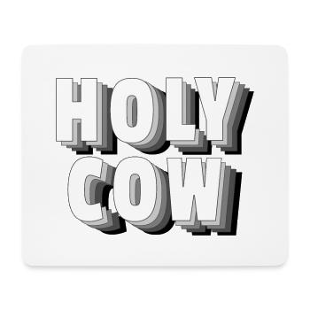 Holy Cow - - Mouse Pad (horizontal) - white - Front
