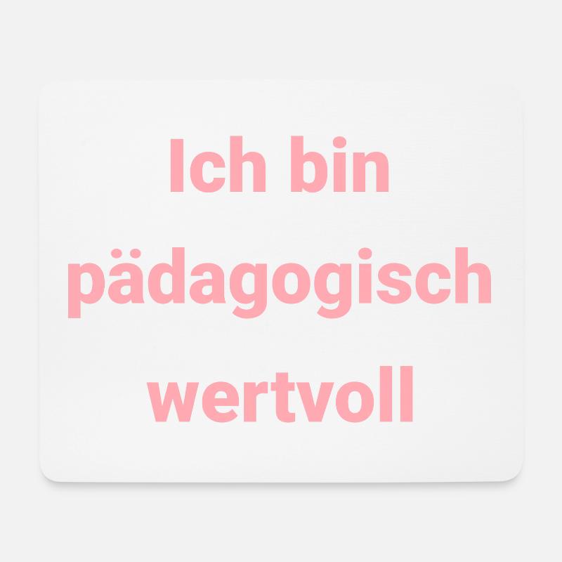 Pädagogik Erzieherin Erzieher Pädagogin - Mousepad (Querformat) - Weiß